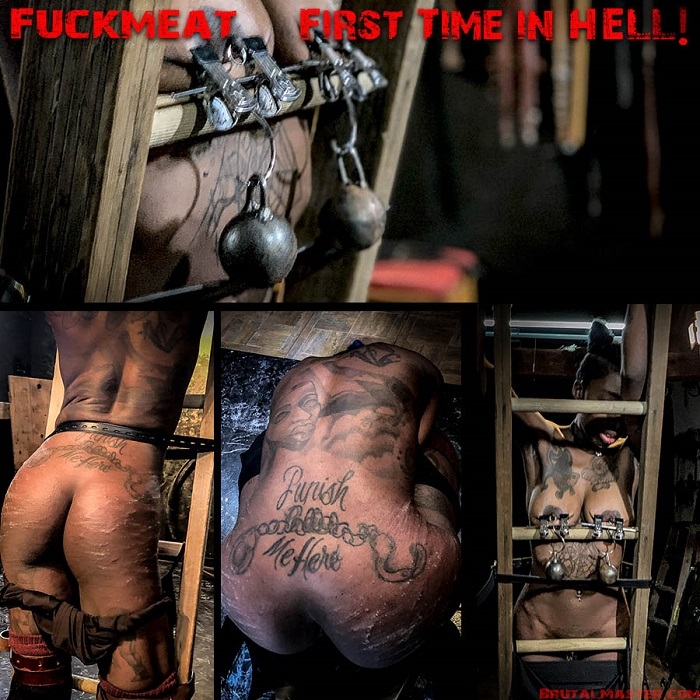 [BrutalMaster.com] Fuckmeat First Time In HELL / 21.05.2020 [2020 г., BDSM, Humiliation, Torture, Whipping, 1080p]