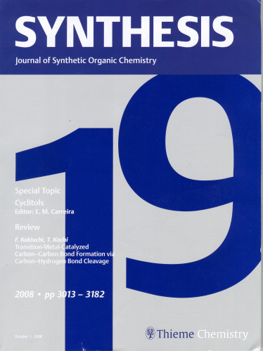 Journal of Synthetic Organic Chemistry (Synthesis) [1969-2023, PDF, ENG]