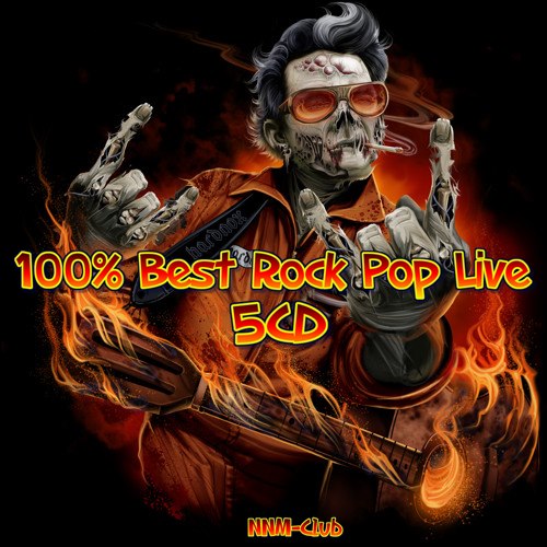 100% Best Rock Pop Live (5CD) (2020)