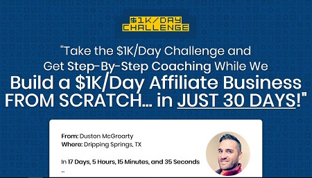 Duston MacGroarty - Build A $1K/Day Affiliate Business (Update 1)