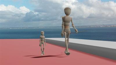 3D Animation, Animate Credible and Realistic Walk Cycles