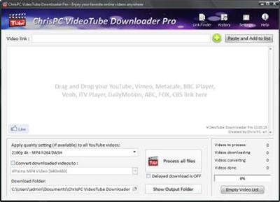 ChrisPC VideoTube Downloader Pro 12.05.14 Multilingual