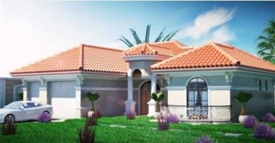 3d visualization , 3ds Max ,v ray ,ps 3D render the VILLA