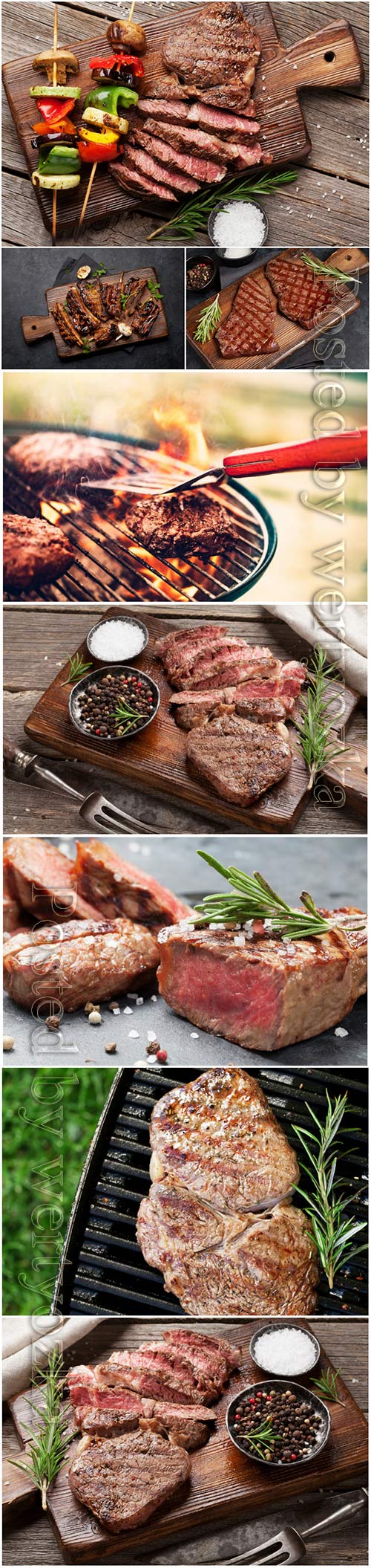 Meat, barbecue stock photo
