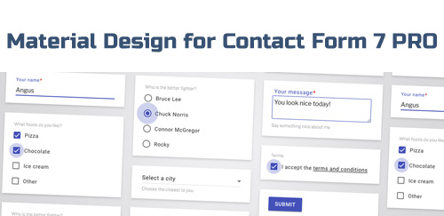 Material Design for Contact Form 7 PRO v2.6.1 - WordPress Plugin - NULLED