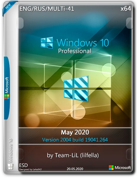 Windows 10 Pro x64 2004.19041.264 May 2020 Team-LiL (MULTi-41/RUS)