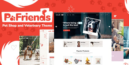 ThemeForest - PawFriends v1.0.0 - Pet Shop and Veterinary Theme - 24555994