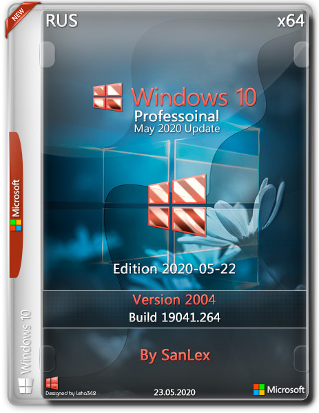 Windows 10 Pro x64 2004.19041.264 by SanLex Edition 2020-05-22 (RUS)