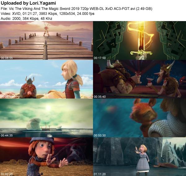 Vic The Viking And The Magic Sword 2019 720p WEB-DL XviD AC3-FGT