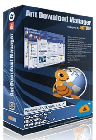постер к Ant Download Manager Pro 2.8.1 Build 82888 + Portable