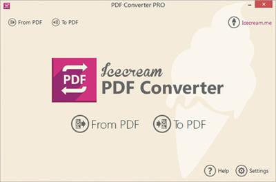 Icecream PDF Converter Pro 2.87 Multilingual Portable