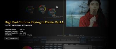 FXPHD   FLM217 FLM218   High End Chroma Keying in Flame Part 1 and 2