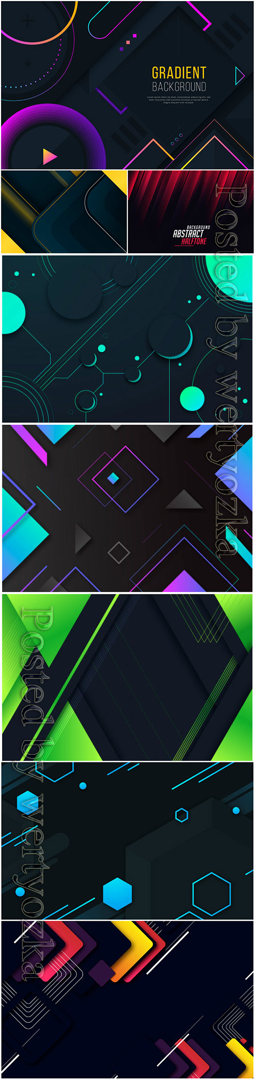 Luxury abstract backgrounds in vector # 6