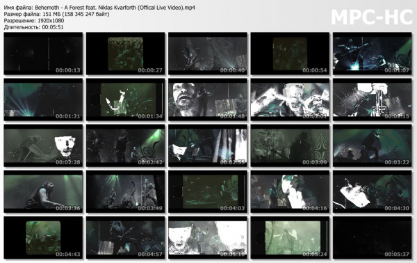Behemoth - A Forest feat. Niklas Kvarforth (Offical Live Video)