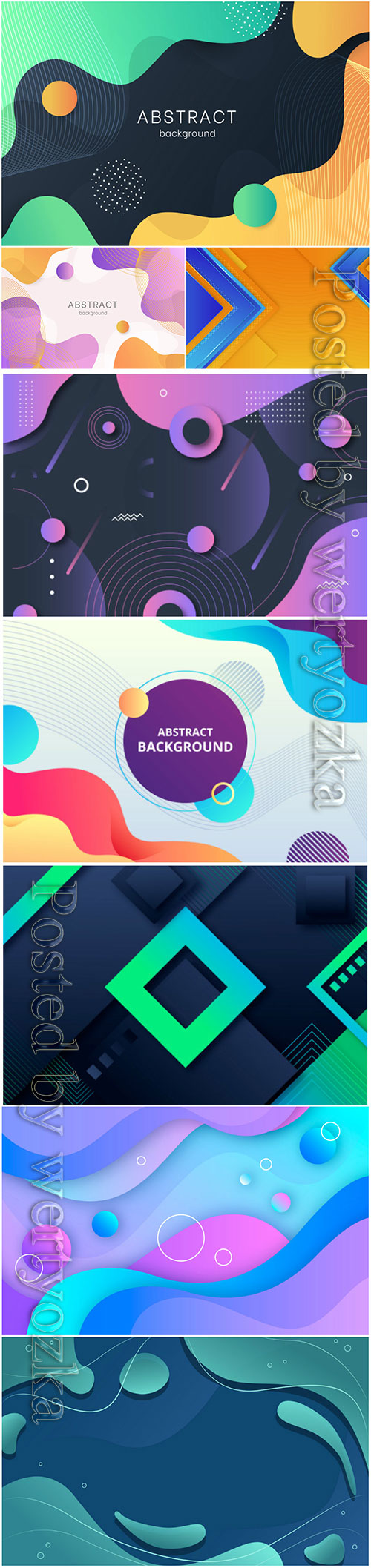 Luxury abstract backgrounds in vector # 3