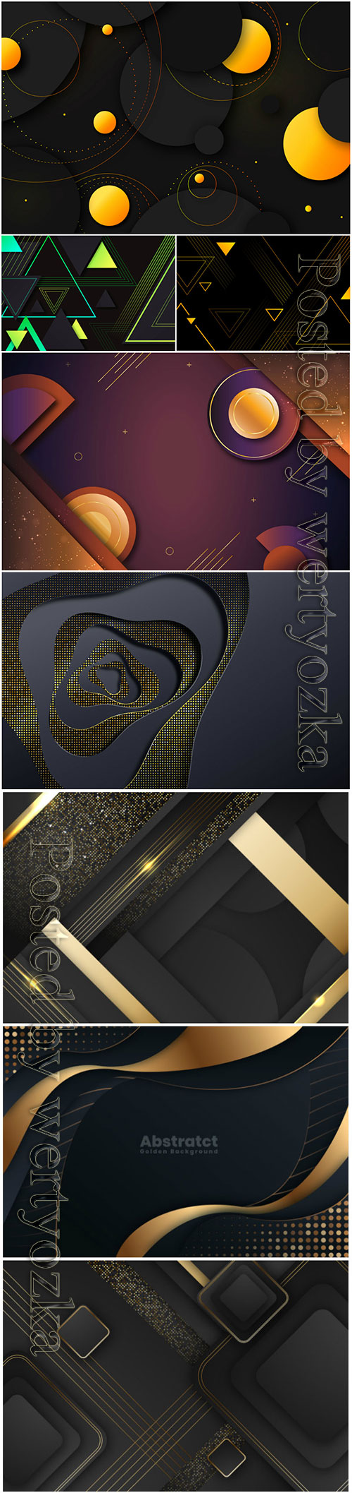 Luxury abstract backgrounds in vector # 7
