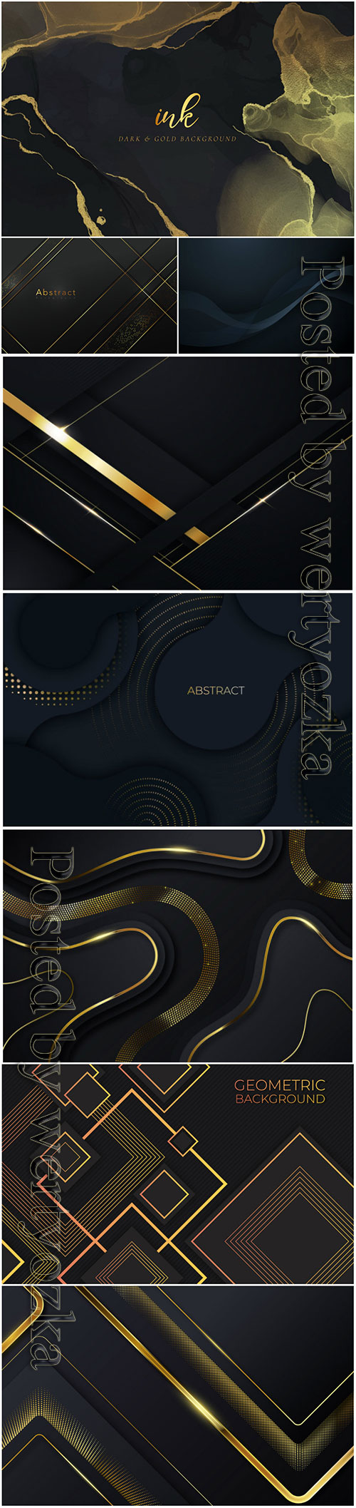 Luxury abstract backgrounds in vector # 5