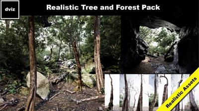 Unreal Engine Marketplace  Trees: Realistic Forest Plants Pack