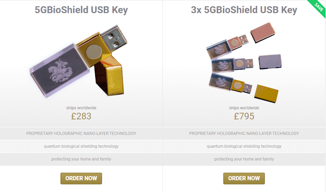 В Англии продают USB-устройства, «защищающие от 5G»