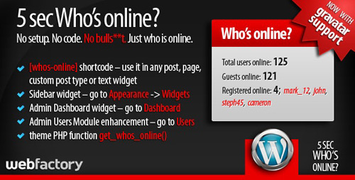 CodeCanyon - 5sec Who's Online v1.2 - 156016