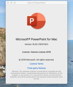 Microsoft PowerPoint 2019 for Mac v16.37 VL  Multilingual Cf19ac7c11045727a91d69dc222d3d4d