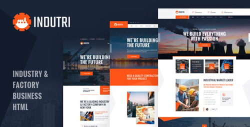 ThemeForest - Indutri v1.0 - HTML Template For Industry & Factory Business - 26785881