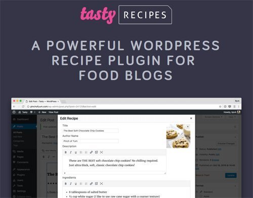 Tasty Recipes v2.6.1 - WordPress Recipe Plugin For Food Blogs