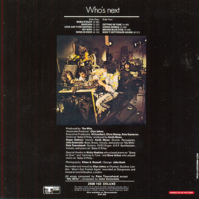 The Who - Who's Next (1971) (Japanese Edition)