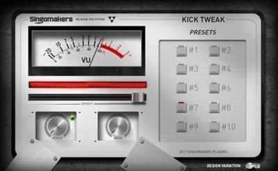 Singomakers Kick Tweak Kick Drum Enhancer v1.3.0 macOS