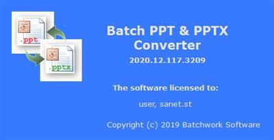 Batch PPT and PPTX Converter 2020.12.527.3254