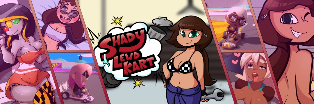 Shady Lewd Kart [InProgress, 1.8 Patreon] (Shady Corner) [uncen] [2019, 2D, 3D, Racing, Arcade, Animation, Male Hero, Female Heroine, Comedy, Cosplay, Parody, Monster girl, All Sex, Vaginal sex, Blowjob, Big tits, Masturbation, Sex Toys, Lesbians, Un