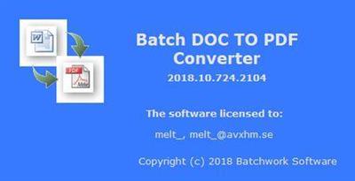 Batch DOC to PDF Converter 2020.12.527.2185