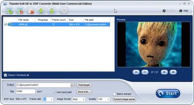 ThunderSoft GIF to SWF Converter 3.3.0.0