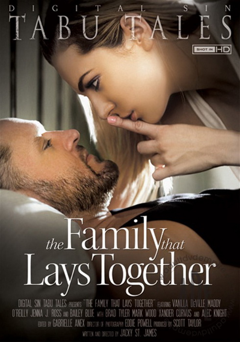 The Family That Lays Together (Vanilla DeVille, Maddy O'Reilly, Jenna J. Ross, Dahlia Sky) [2013, All Sex, Blowjobs, Romance, 1080p]