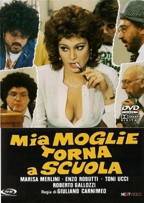 My Wife Goes Back to School /      (  / Giuliano Carnimeo, Flora Film) [1981 ., Comedy, Erotic, DVDRip] [rus]
