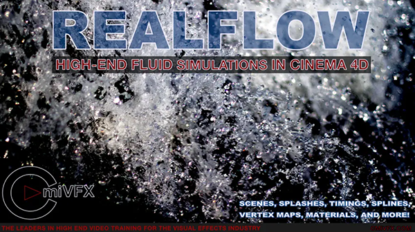 Realflow High End Fluid Simulations in Cinema 4D 2017 TUTORiAL