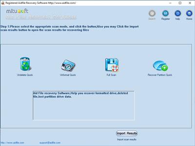 Aidfile Recovery Software 3.7.0.9