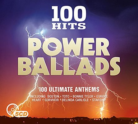 100 Hits - Power Ballads (5CD) (2016) Mp3