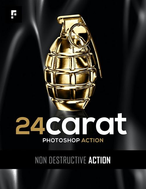 24 Carat Photoshop Action