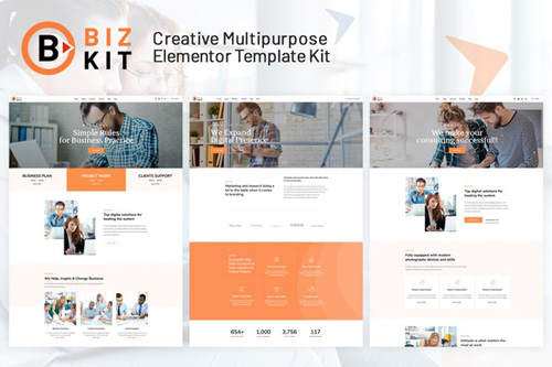 ThemeForest - BizKit v1.0 - Multipurpose Business Template Kit - 27104268