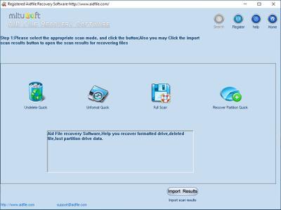 Aidfile Recovery Software 3.7.1.2