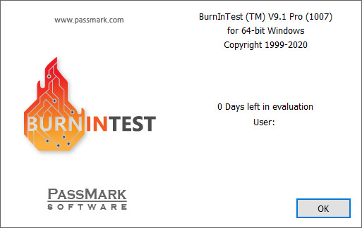 PassMark BurnInTest Pro 9.1 Build 1007