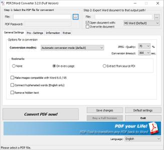 7-PDF PDF2Word Converter 3.4.0.174 Portable