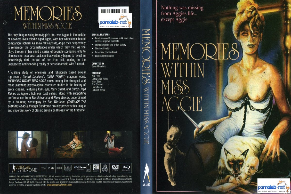 Memories Within Miss Aggie /   ( Gerard Damiano. ,Vinegar Syndrome) [1974 ., Feature Classic Straight , BluRay , 1080p]( ( Deborah Ashira, Patrick L. Farrelly, Kim Pope, Mary Stuart, Darby Lloyd Rains, Eric Edwards)