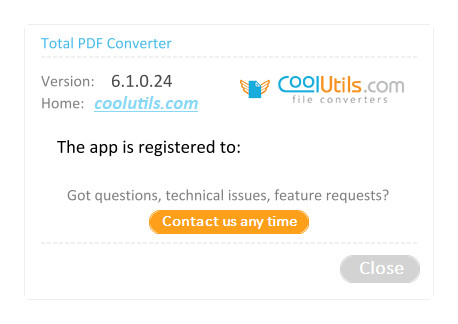Coolutils Total PDF Converter 6.1.0.24