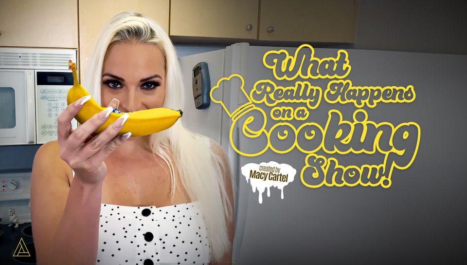 [ModelTime.com / AdultTime.com] Macy Cartel (What Really Happens on a Cooking Show!) [13.06.2020, Blonde, Big Tits, MILF, Blowjob, Cum, Swallow, POV, Big Ass, 720p]