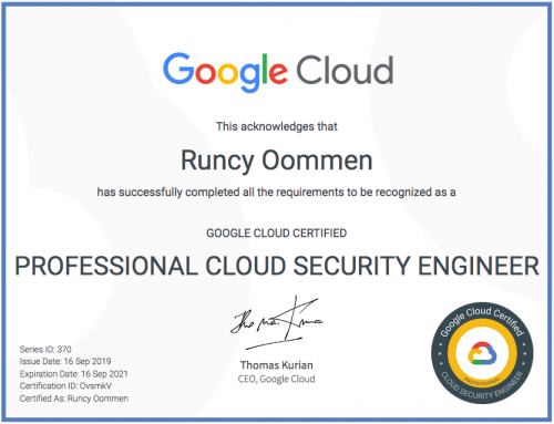 Coursera - Mitigating Security Vulnerabilities on Google Cloud Platform