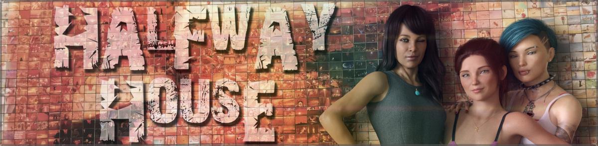 Halfway House [InProgress, Ep6 v3] (Az) [uncen] [2019, ADV, 3dcg, Male Protagonist, Fan Service, MILF, Voyeurism, Mastrubation, Oral, Facial, Female Domination, Big tits] [rus+eng]