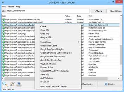 VovSoft SEO Checker 2.4