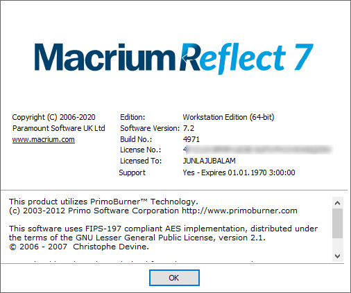 Macrium Reflect 7.2.4971 Workstation / Server Plus